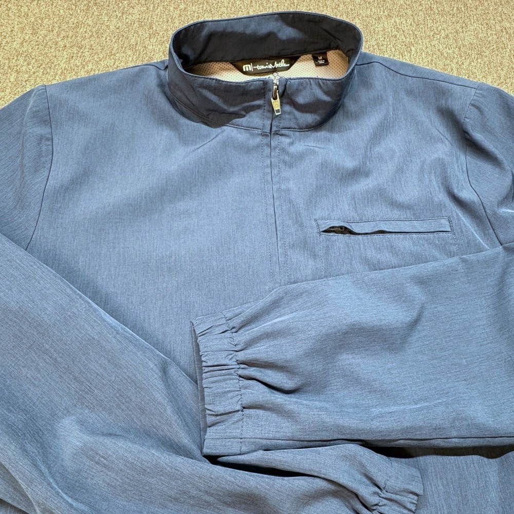 Travis Mathew Full Zip Lightweight Golf Jacket Mens M Outerwear‎ Stretch